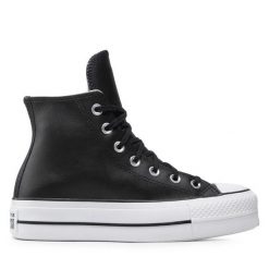 Trampki Converse. Czarne trampki Converse, bez wzorów, retro, bez zapięcia. Za 289.99 zł.