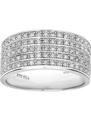 Revoni Złoty pierścionek z diamentami rozmiar: 58. Szare pierścionki Revoni, z diamentem, złote. Za 4,537.99 zł.