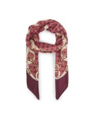 Guess Chusta AW5412 POL03 Fioletowy. Fioletowe chusty Guess, z aplikacjami, z materiału. Za 199.99 zł.