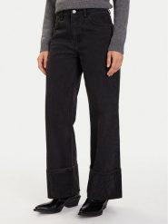 Eleh Jeansy EL072 Czarny Regular Fit. Czarne jeansy Eleh, bez wzorów, z bawełny. Za 469.99 zł.