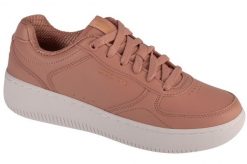 Buty sportowe do chodzenia damskie, Sport Court 2.0 - Core Essential. Białe buty treningowe Skechers, bez wzorów, z materiału, przed kostkę, bez zapięcia, trekkingowe, skechers sport. Za 289.99 zł.
