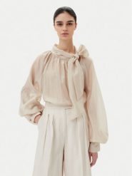 ViCOLO Bluzka TD0587 Beżowy Relaxed Fit. Brązowe bluzki ViCOLO, m, bez wzorów, z syntetyku, bez kołnierzyka, bez ramiączek. Za 209.99 zł.
