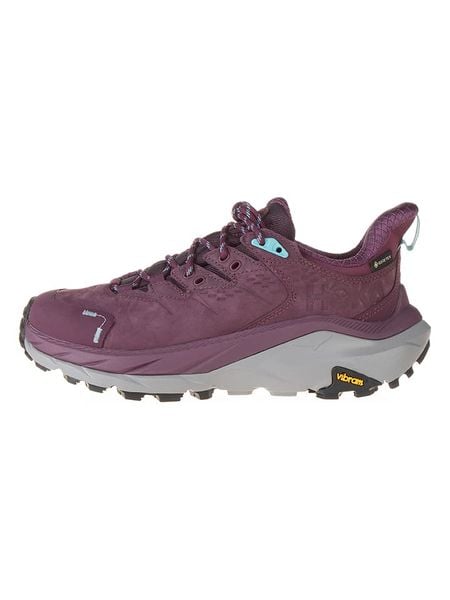 HOKA ONE ONE Buty "Kaha 2 low" w kolorze fioletowym do biegania rozmiar: 38 2/3. Różowe buty do biegania Hoka One One, bez wzorów, z gore-texu, bez zapięcia, do biegania, gore-tex. Za 525.86 zł.