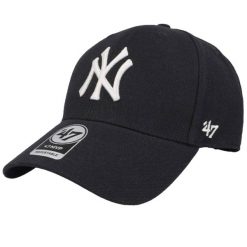 Czapka z daszkiem dla dorosłych MLB New York Yankees MVP Cap. Niebieskie czapki z daszkiem 47 Brand, bez wzorów, sportowe. Za 99.99 zł.
