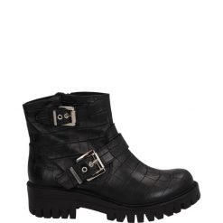 BOTKI DAMSKIE C206 VIT COC NER. Botki Venezia, bez wzorów, ze skóry, bez obcasa, bez zapięcia. Za 299.00 zł.