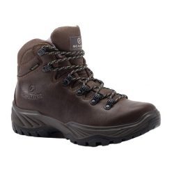 Buty trekkingowe wysokie damskie Terra GTX. Brązowe trekkingi Scarpa, bez wzorów, z gore-texu, bez zapięcia, trekkingowe, gore-tex. Za 879.99 zł.