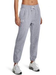 Under Armour Spodnie dresowe Essential Fleece Joggers 1373034 Szary Regular Fit. Szare spodnie dresowe Under Armour, bez wzorów, z bawełny. Za 299.99 zł.