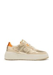 Buty sportowe D.Franklin Court Basic Snake. Żółte buty treningowe D.Franklin, bez wzorów, ze skóry, bez zapięcia, tenisowe. Za 283.50 zł.