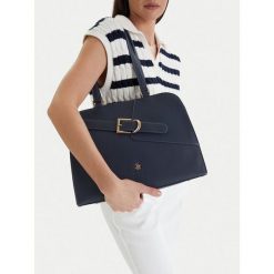 Torebka Beverly Hills Polo Club. Niebieskie torebki klasyczne Beverly Hills Polo Club, bez wzorów, bez dodatków. Za 219.99 zł.