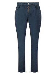 Geographical Norway Dżinsy "Pisak" - Skinny fit - w kolorze granatowym rozmiar: M. Niebieskie jeansy Geographical Norway, m, z aplikacjami, ze skóry, klasyczne. Za 83.62 zł.