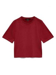 Vero Moda Sweter w kolorze bordowym rozmiar: XL. Czerwone swetry Vero Moda, xl, bez wzorów, bez ramiączek. Za 71.40 zł.