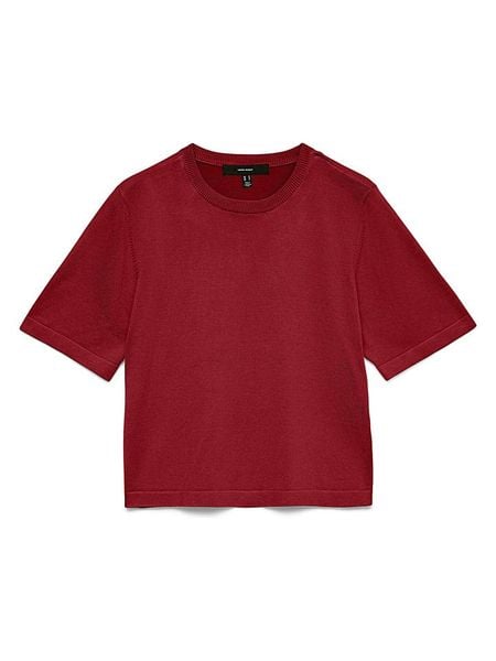 Vero Moda Sweter w kolorze bordowym rozmiar: S. Czerwone swetry Vero Moda, s, bez wzorów, bez ramiączek. Za 89.95 zł.