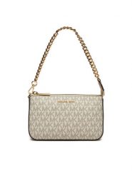 Michael Kors Torebka Jet Set 32F1GJ6W6B Beżowy. Brązowe torebki klasyczne Michael Kors, bez wzorów, ze skóry, bez dodatków. Za 669.99 zł.
