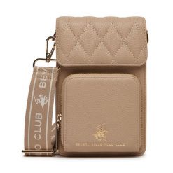 Torebka Beverly Hills Polo Club. Brązowe listonoszki Beverly Hills Polo Club, bez wzorów, bez dodatków. Za 79.99 zł.