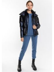 Northwood Kurtka zimowa "June" w kolorze granatowym rozmiar: XL. Niebieskie kurtki Northwood, na zimę, xl, bez wzorów, z puchu, bez kaptura. Za 140.86 zł.