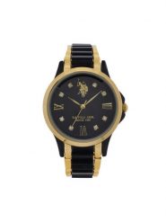U.S. Polo Assn. Zegarek Selena USP8383BK Czarny. Czarne, analogowe zegarki U.S. Polo Assn. Za 489.99 zł.