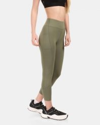 Damska legginsy sportowe Kilpi TENIA-W. Zielone legginsy Kilpi, bez wzorów, z nylonu, sportowe. Za 256.81 zł.