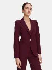 Rinascimento Marynarka CFC0131087003 Bordowy Regular Fit. Czerwone marynarki i żakiety Rinascimento, xl, bez wzorów, z syntetyku, bez ramiączek. Za 734.99 zł.