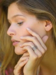 AMAZONIA Srebrny pierścionek "Bacalar" rozmiar: 54. Szare pierścionki AMAZONIA, srebrne. Za 257.92 zł.