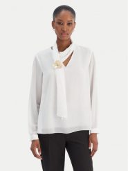 Rinascimento Koszula CFC0126527003 Biały Regular Fit. Białe koszule Rinascimento, xl, bez wzorów, z syntetyku, biznesowe, bez kołnierzyka, bez ramiączek. Za 429.99 zł.