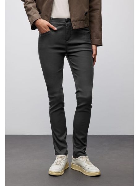 Cecil Spodnie w kolorze czarnym rozmiar: W44/L30. Czarne spodnie materiałowe Cecil, bez wzorów, z materiału, klasyczne. Za 171.68 zł.