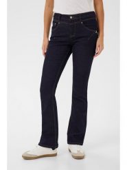 Kaffe Dżinsy - Flare fit - w kolorze granatowym rozmiar: W24/L32. Niebieskie jeansy Kaffe, l, bez wzorów, klasyczne, z podwyższonym stanem. Za 173.99 zł.