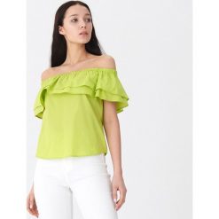 Bluzka off shoulder - Żółty. Bluzki House. W wyprzedaży za 19.99 zł.