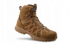 Buty militarne trekkingowe Crispi Ares 6 GTX. Brązowe trekkingi CRISPI, bez wzorów, z materiału, bez zapięcia, trekkingowe. Za 1,549.00 zł.