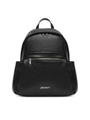 JENNY Plecak JEN-L-005-07 Czarny. Czarne plecaki Jenny, bez wzorów, ze skóry, bez dodatków. Za 149.99 zł.