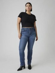 Levi's Dżinsy "724" - Slim fit - w kolorze niebieskim rozmiar: W30/L34. Niebieskie jeansy Levi's, l, z aplikacjami, ze skóry, klasyczne, z podwyższonym stanem. Za 232.68 zł.