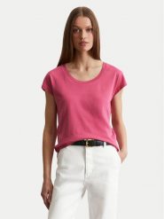 Marc O'Polo T-Shirt 516 2100 50073 Różowy Regular Fit. Czerwone t-shirty Marc O'Polo, m, bez wzorów, z bawełny, bez kołnierzyka, bez ramiączek. Za 139.99 zł.