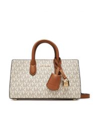 MICHAEL Michael Kors Torebka Empire Medium 32T5G8EW6V Beżowy. Brązowe torebki klasyczne MICHAEL Michael Kors, bez wzorów, ze skóry, bez dodatków. Za 809.99 zł.