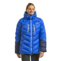 Kurtka wspinaczkowa damska Simond Makalu puchowa. Niebieskie kurtki SIMOND, l, bez wzorów, z materiału, sportowe, bez kaptura. Za 699.99 zł.