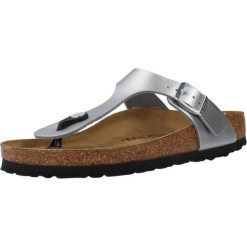 Japonki damskie Birkenstock Gizeh BF. Szare japonki Birkenstock, bez wzorów, z materiału, eleganckie. Za 289.00 zł.