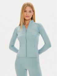 Guess Bluza V4YP12 KCD02 Niebieski Regular Fit. Niebieskie bluzy Guess, xxs, z aplikacjami, z syntetyku, bez ramiączek, bez kaptura. Za 259.99 zł.