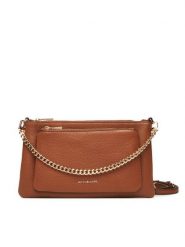MICHAEL Michael Kors Torebka 32F5GJ6C8L Brązowy. Brązowe listonoszki MICHAEL Michael Kors, bez wzorów, ze skóry, bez dodatków. Za 789.99 zł.