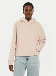 Calvin Klein Jeans Bluza J20J224173 Różowy Relaxed Fit. Czerwone bluzy Calvin Klein Jeans, l, bez wzorów, z bawełny, bez ramiączek, bez kaptura. Za 279.99 zł.