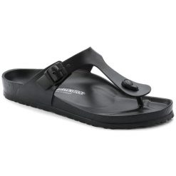 Japonki Birkenstock Gizeh Eva 0128201 czarne. Czarne japonki bez wzorów, z materiału, klasyczne. Za 359.85 zł.