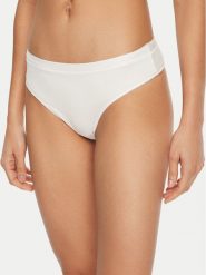 Triumph Stringi Sense Of Modal 10224759 Biały. Białe stringi Triumph, bez wzorów, z syntetyku. Za 29.99 zł.