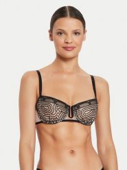 Chantelle Biustonosz balkonetka Vibrate C018N7 Czarny. Czarne biustonosze Chantelle, bez wzorów, z syntetyku. Za 319.99 zł.