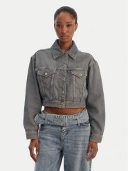 HUGO Kurtka jeansowa Galatea_B 50553000 Niebieski Oversize. Niebieskie kurtki Hugo, m, bez wzorów, z bawełny, bez kaptura. Za 749.99 zł.