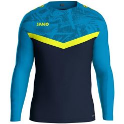 Bluza Jako Iconic. Niebieskie bluzy JAKO, na zimę, bez wzorów, bez ramiączek, bez kaptura. Za 308.00 zł.