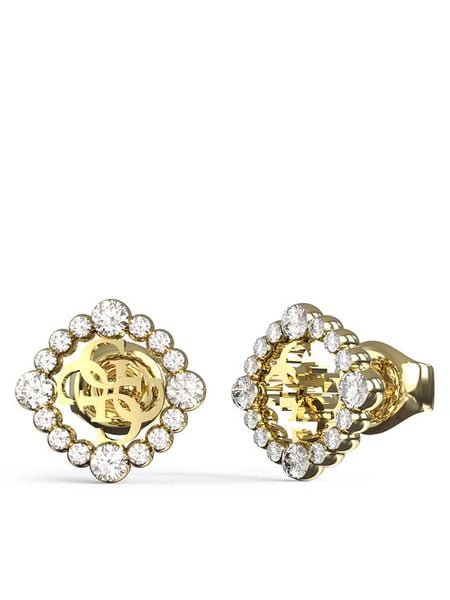 Guess Kolczyki JUBE04 645JW Złoty. Żółte kolczyki Guess, metalowe. Za 129.99 zł.