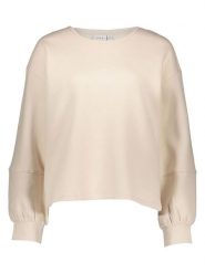 Vila Bluza w kolorze beżowym rozmiar: M. Brązowe bluzy Vila, m, bez wzorów, z bawełny, bez ramiączek, bez kaptura. Za 87.81 zł.