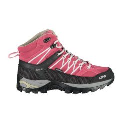Damskie buty trekkingowe CMP Rigel Waterproof. Czerwone trekkingi CMP, bez wzorów, z materiału, bez zapięcia. Za 507.00 zł.