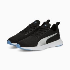 Buty sportowe damskie Puma FLYER RUNNER FEMME 19551709. Czarne buty do biegania Puma, bez wzorów, z gumy, bez zapięcia, do biegania. Za 167.13 zł.
