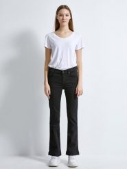 LTB Dżinsy "Fallon" - Flare fit - w kolorze czarnym rozmiar: W29/L34. Czarne jeansy LTB, l, z aplikacjami, klasyczne. Za 74.28 zł.