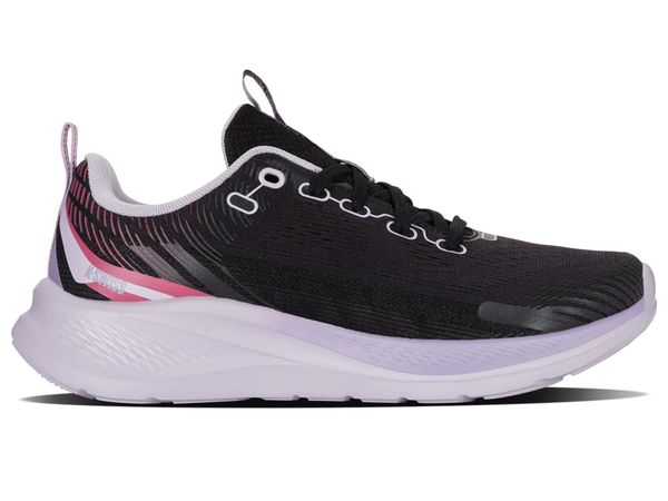 Trampki Damskie Helio. Czarne buty treningowe K-SWISS, bez wzorów, z gumy, klasyczne, bez zapięcia. Za 159.00 zł.