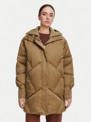 Marella Kurtka puchowa Angus 2623486094 Brązowy jasny Regular Fit. Brązowe kurtki Marella, bez wzorów, z puchu, bez kaptura. Za 2,019.00 zł.
