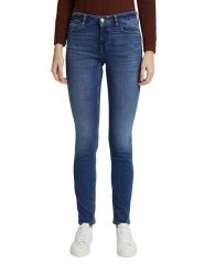 ESPRIT Dżinsy - Skinny fit - w kolorze niebieskim rozmiar: W26/L32. Niebieskie jeansy Esprit, l, z aplikacjami, ze skóry, klasyczne. Za 92.21 zł.
